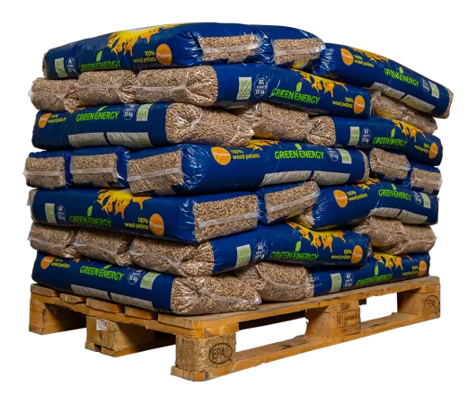 Halve pallet - Green Energy Premium 15 kg 65 zakken op 1 pallet (975kg)